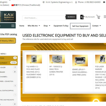 USED ELECTRONIC EQUIPMENT TO BUY AND SELL